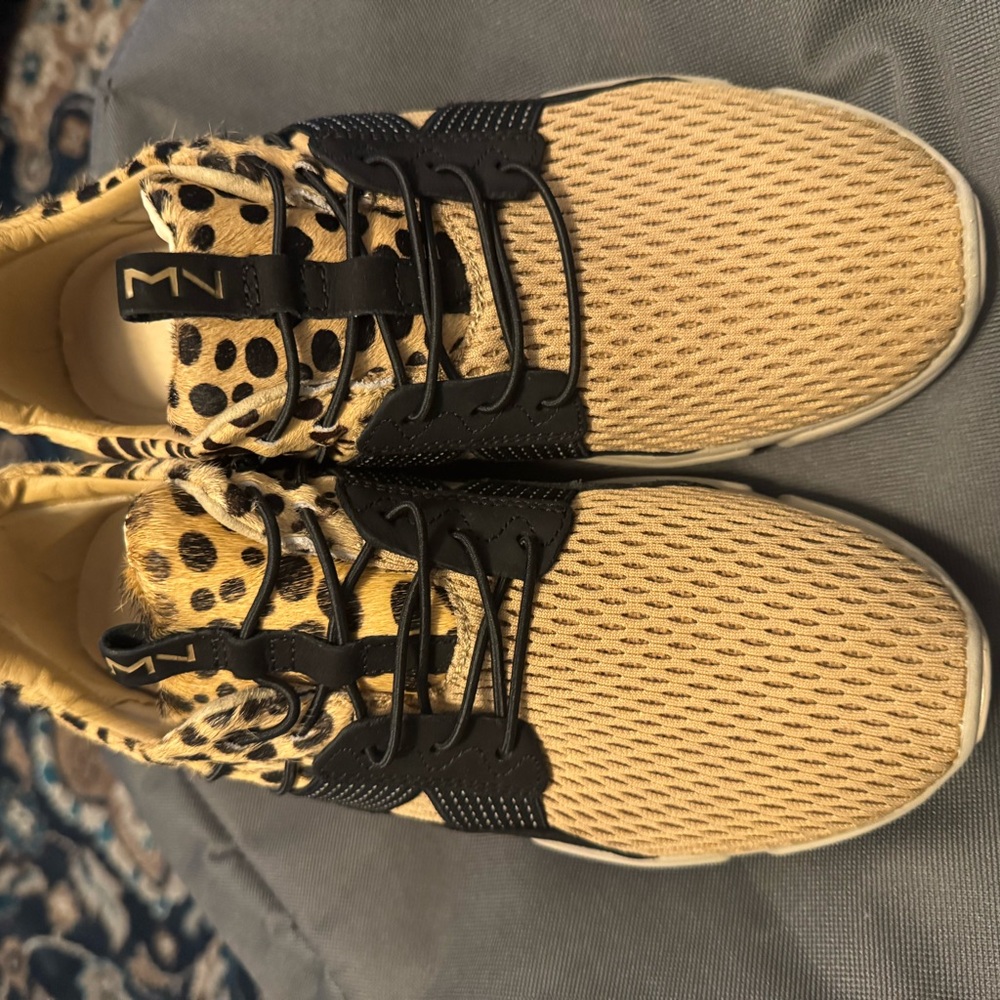 Mark Nason Black and Cream Sneakers